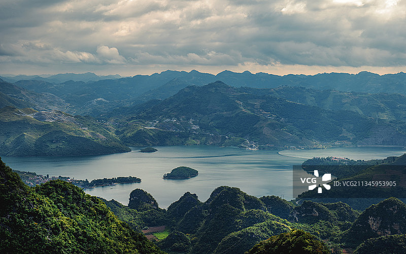 贵州贞丰县北盘江峡谷景区图片素材