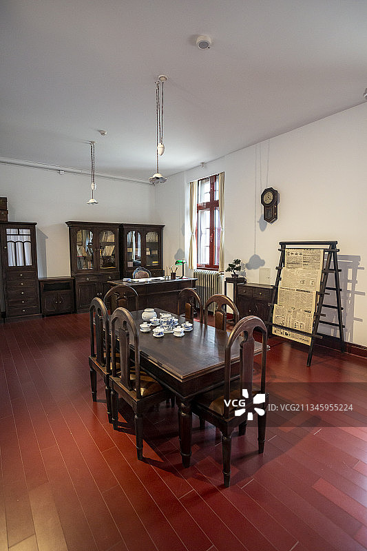 北京大学红楼（中国共产党早期北京革命活动旧址）——文科学长室图片素材