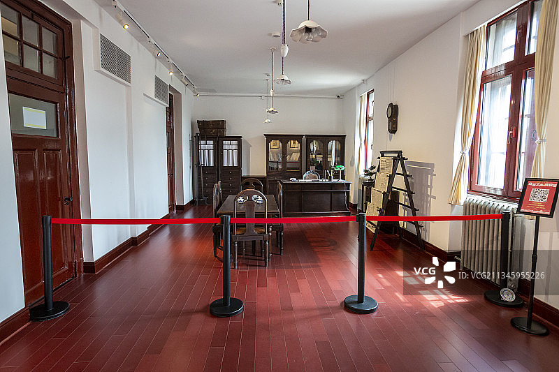 北京大学红楼（中国共产党早期北京革命活动旧址）——文科学长室图片素材