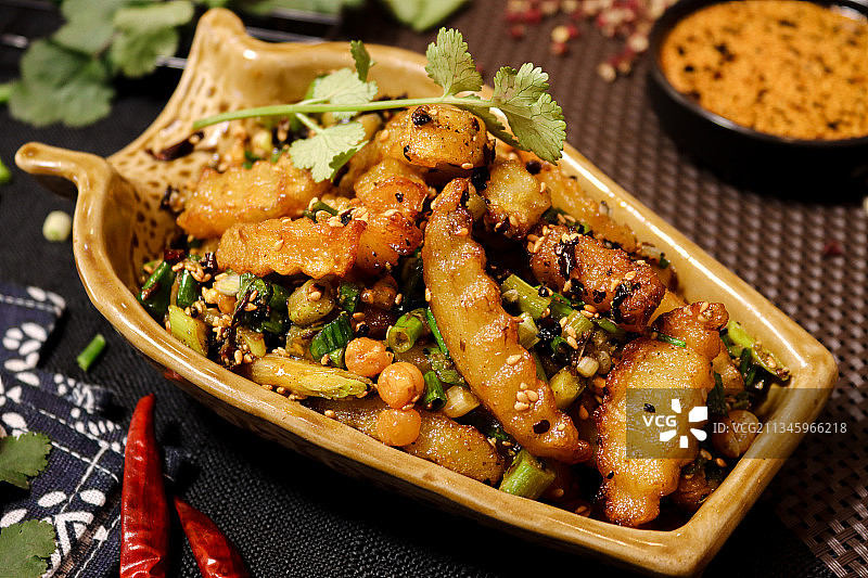 炸土豆图片素材