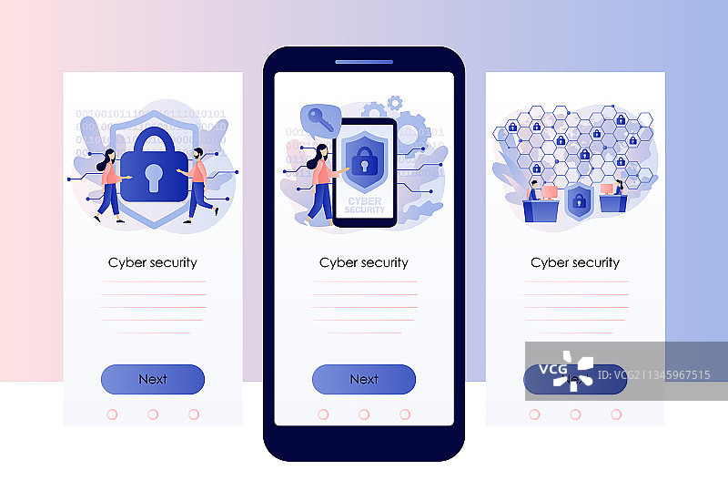 全球网络安全数据图片素材