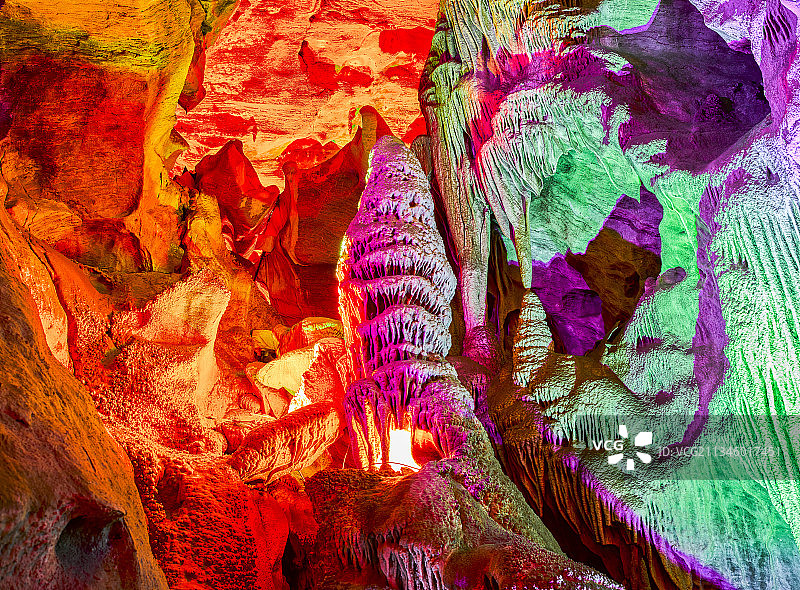 20180421中国 河北省 邢台市 临城县 崆山白云洞图片素材