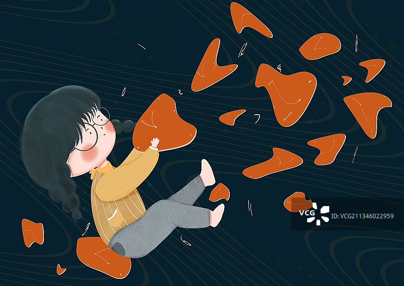 抓住时间的她图片素材