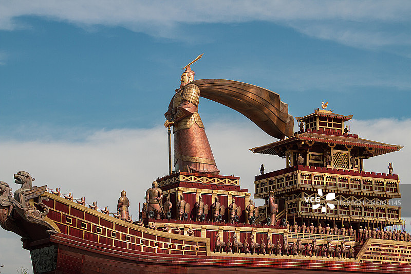 西安昆明池七夕公园图片素材