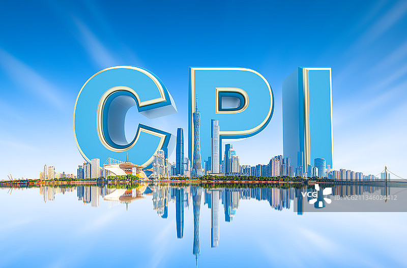 广州CPI指数城市建筑图片素材