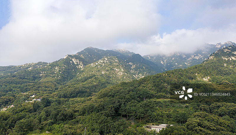 山东蒙山森林公园旅游区夏季风景图片素材