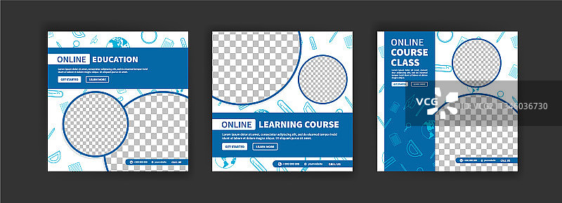 在线教育在线学习课程图片素材