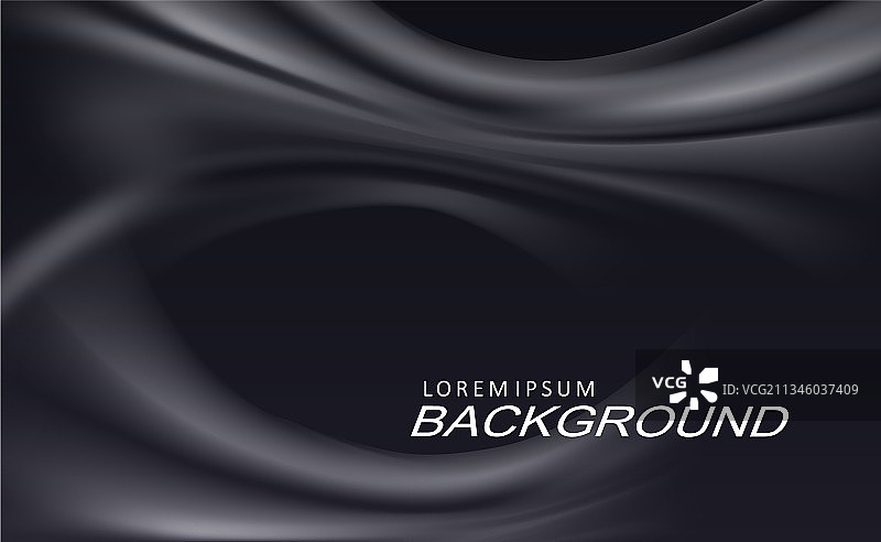 黑色渐变椭圆形折叠组合图片素材