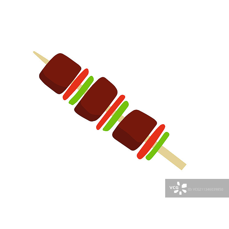 蔬菜烤肉串图片素材