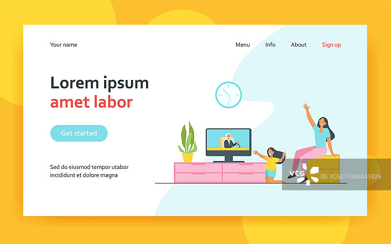 人们庆祝成功的竞选活动图片素材