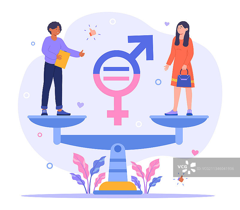 性别平等概念图片素材