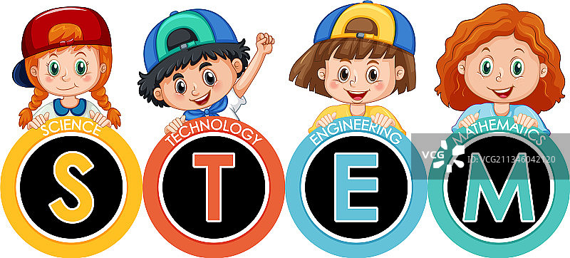 儿童卡通干细胞教育标志banner图片素材