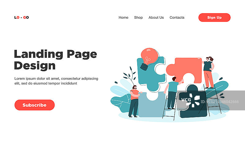 团队合作拼图图片素材