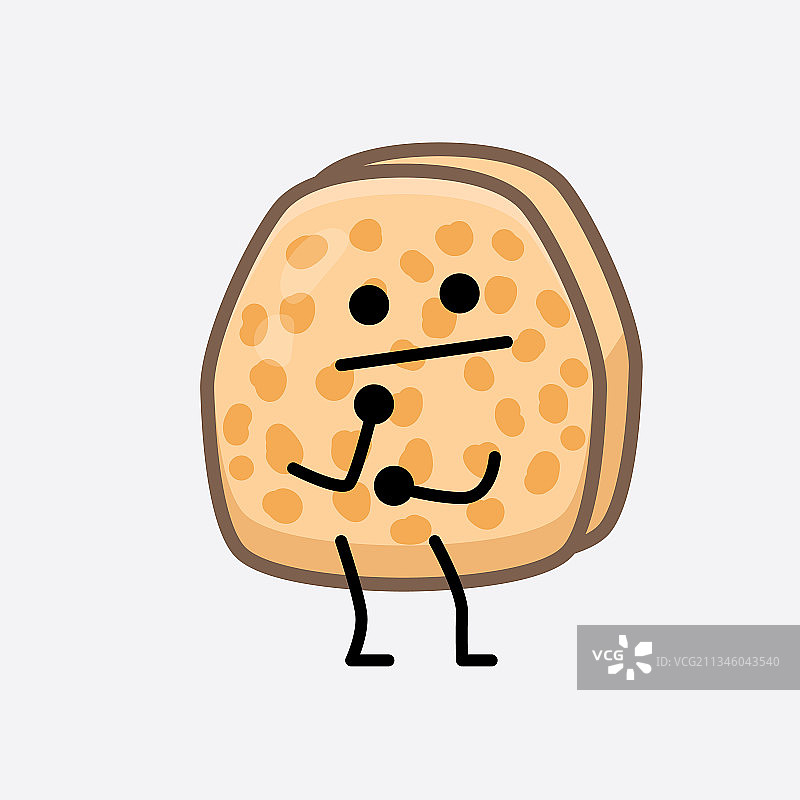 可爱的豆豉卡通形象图片素材