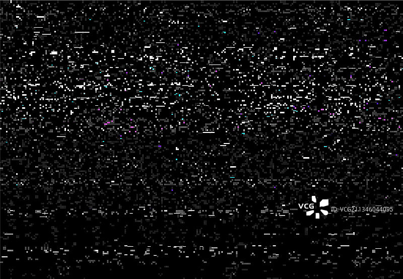 故障VHS失真屏幕视频静态噪点图片素材