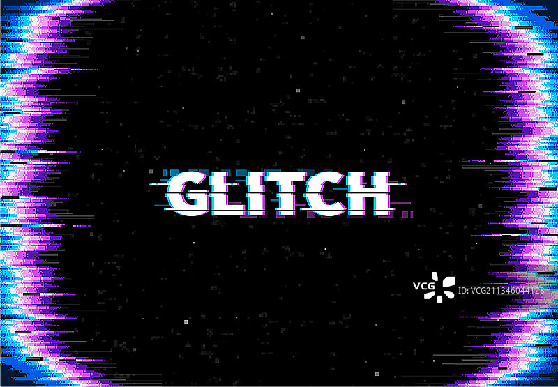 屏幕故障电视信号丢失效果背景图片素材