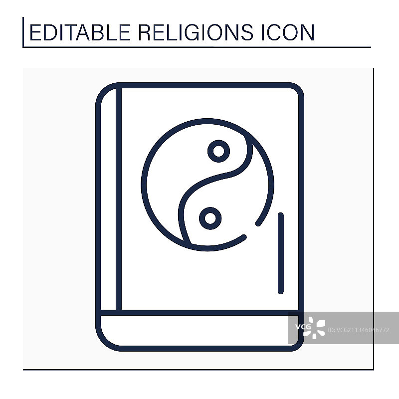 儒家思想线条图标图片素材