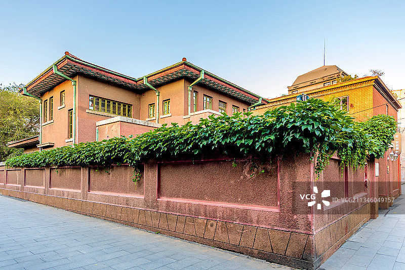中国辽宁沈阳张氏帅府赵四小姐楼图片素材