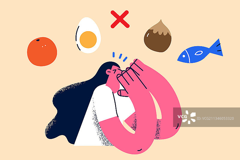 过敏和特殊食物饮食概念图片素材