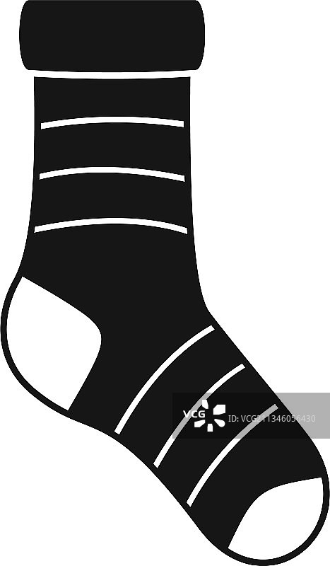 简单运动踝袜图标图片素材