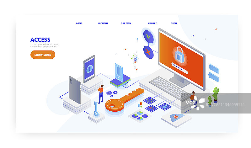 访问登录页面设计网站banner图片素材