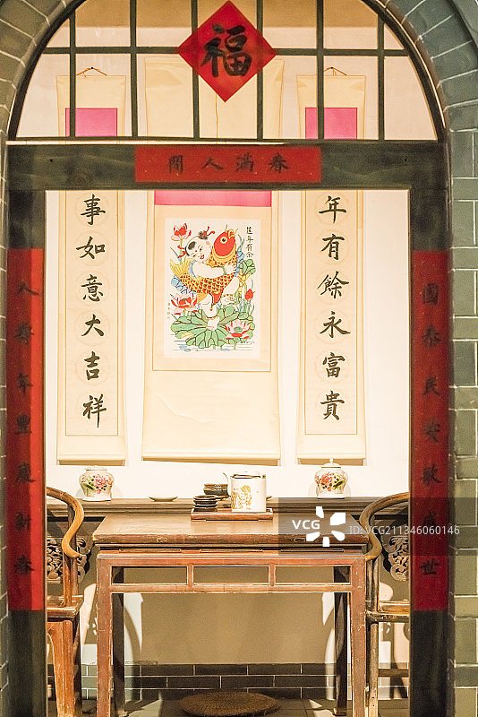 河北省衡水市武强县武强年画博物馆图片素材