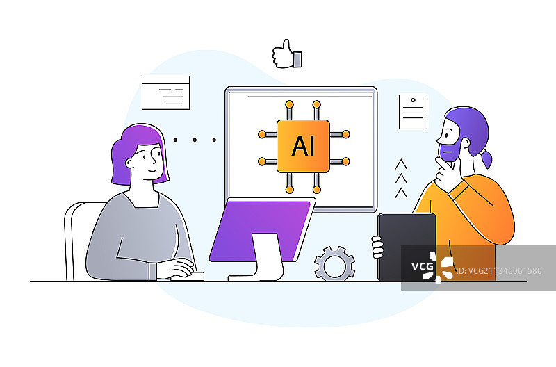 人工智能的概念图片素材