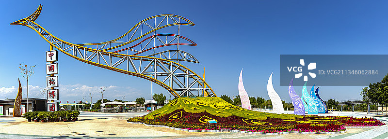 银川绿博园图片素材