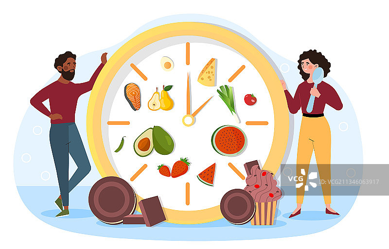 用餐时间概念图片素材