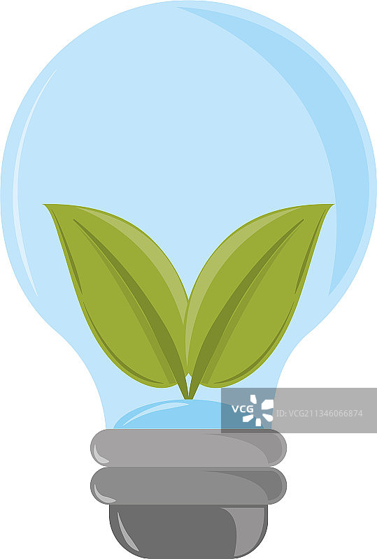 生态灯泡图片素材