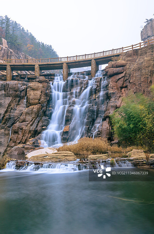 青岛崂山北九水图片素材