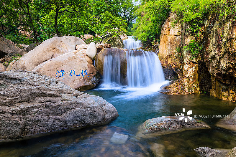 青岛崂山北九水图片素材