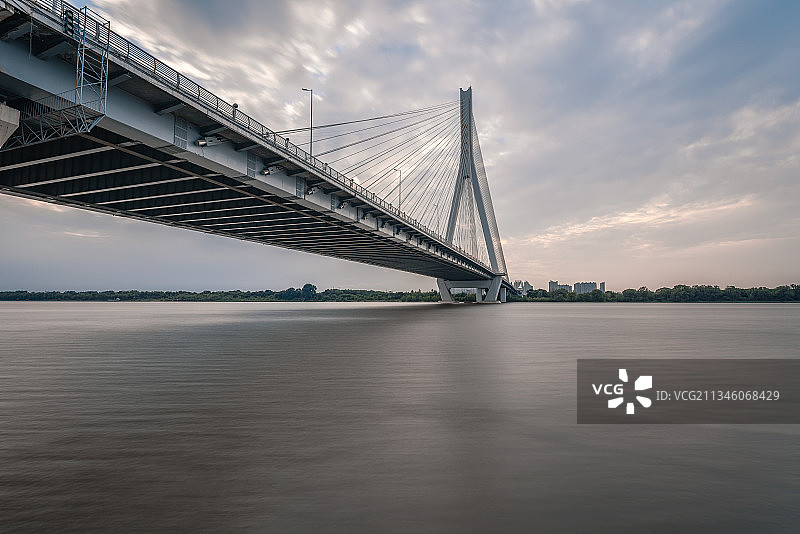 哈尔滨松浦大桥风光图片素材