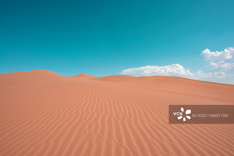 内蒙古库布齐沙漠风光图片素材