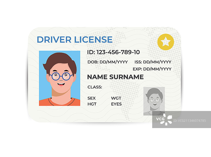 塑料驾驶证件图片素材