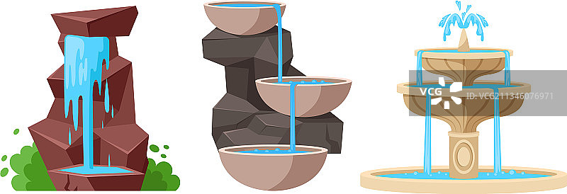 天然石材喷泉图片素材