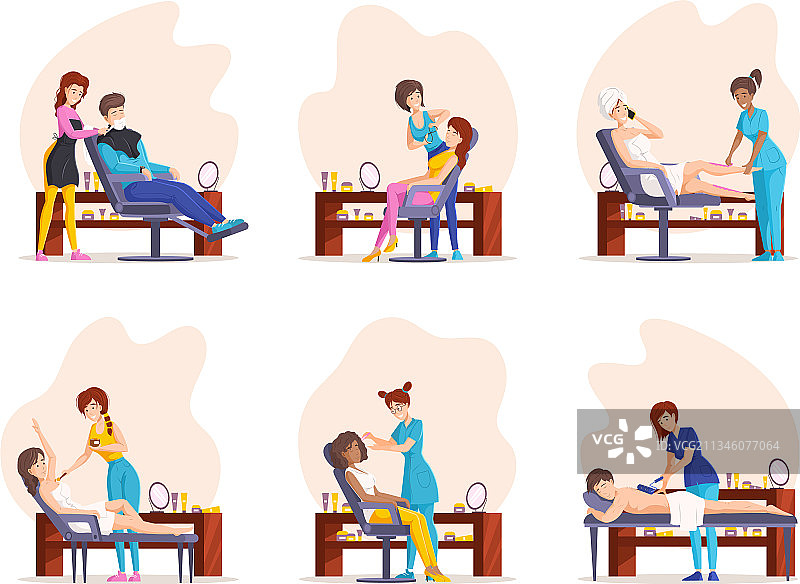 美容SPA脱毛程序素材图片素材