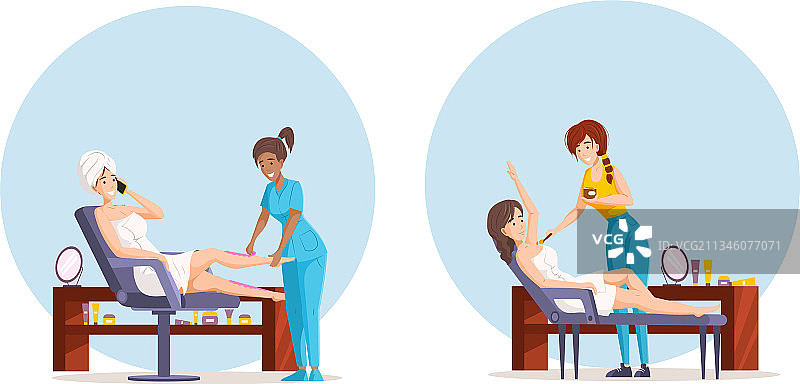 美容SPA脱毛程序素材图片素材