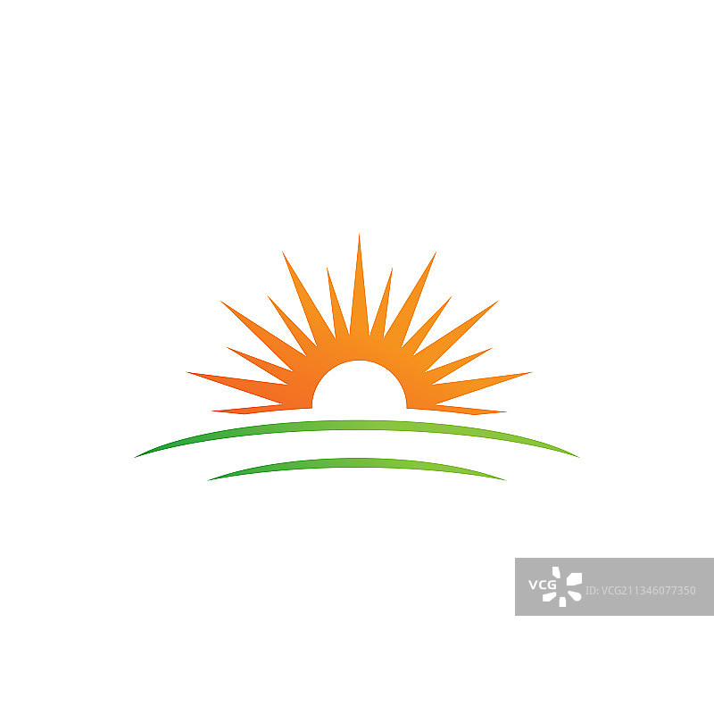 阳光农场标志图标设计图片素材