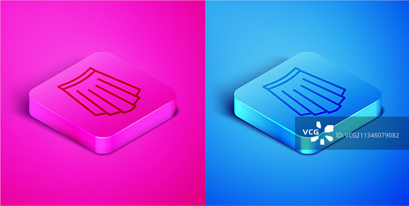 2.5D粉色背景裙子线条图标图片素材