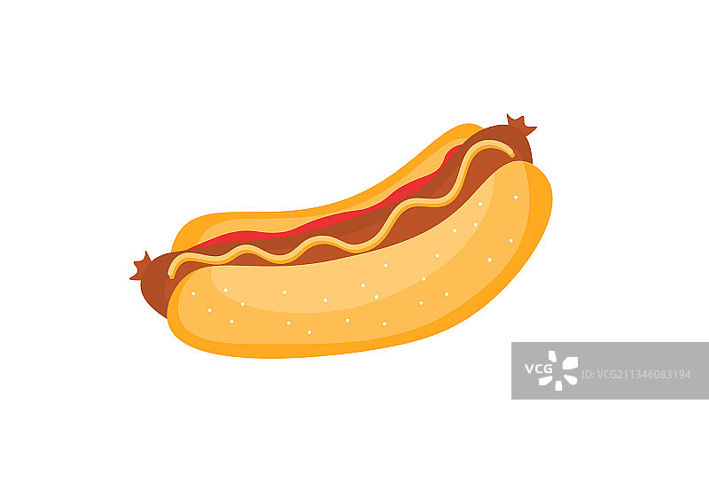 快捷的街头食品午餐或早餐图片素材