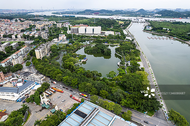 广州市黄埔区长洲岛中山公园图片素材