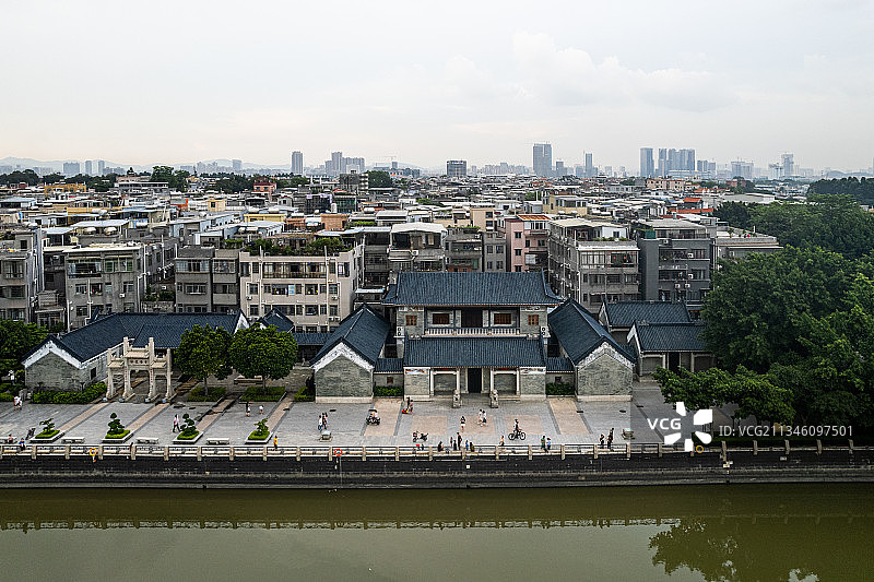 广东广州海珠区石基村粤海第一关图片素材