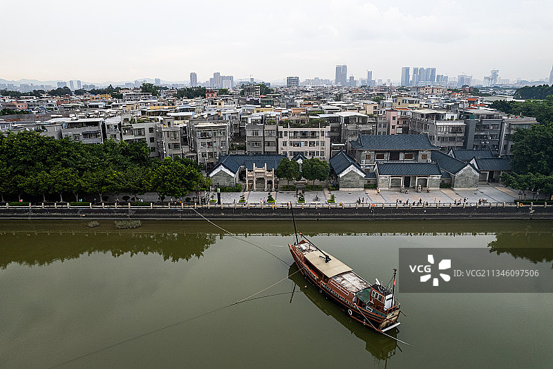 广东广州海珠区石基村粤海第一关图片素材