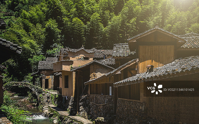 丽水松阳松庄村图片素材