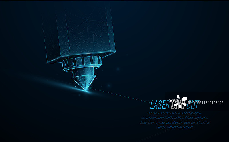 CNC激光切割工业技术低图片素材