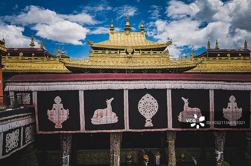 拉萨大昭寺图片素材