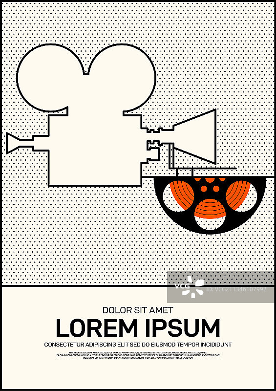 电影海报设计模板背景图片素材