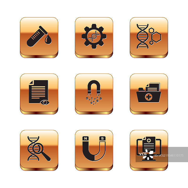 血滴DNA研究试管实验装置图片素材