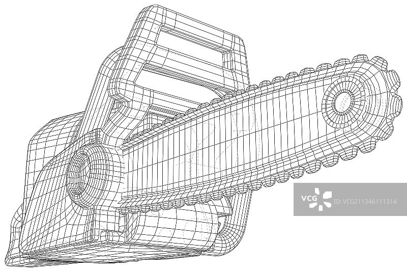 专业汽油链锯工作仪器图片素材